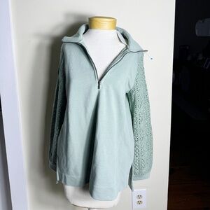 Soft surroundings new with tags quarter zip